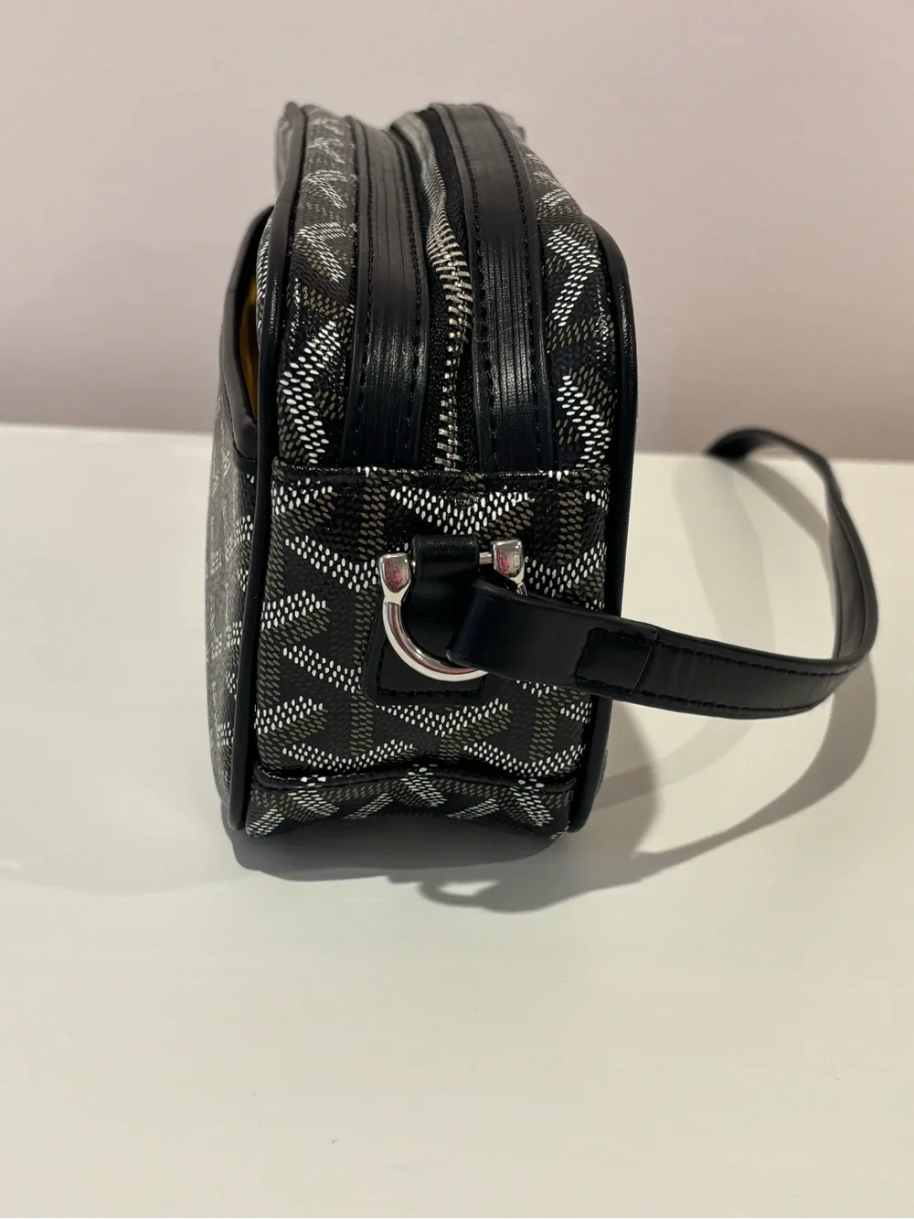 🖤Designer Inspired Black Canvas Camera/CrossbodyBag🖤
